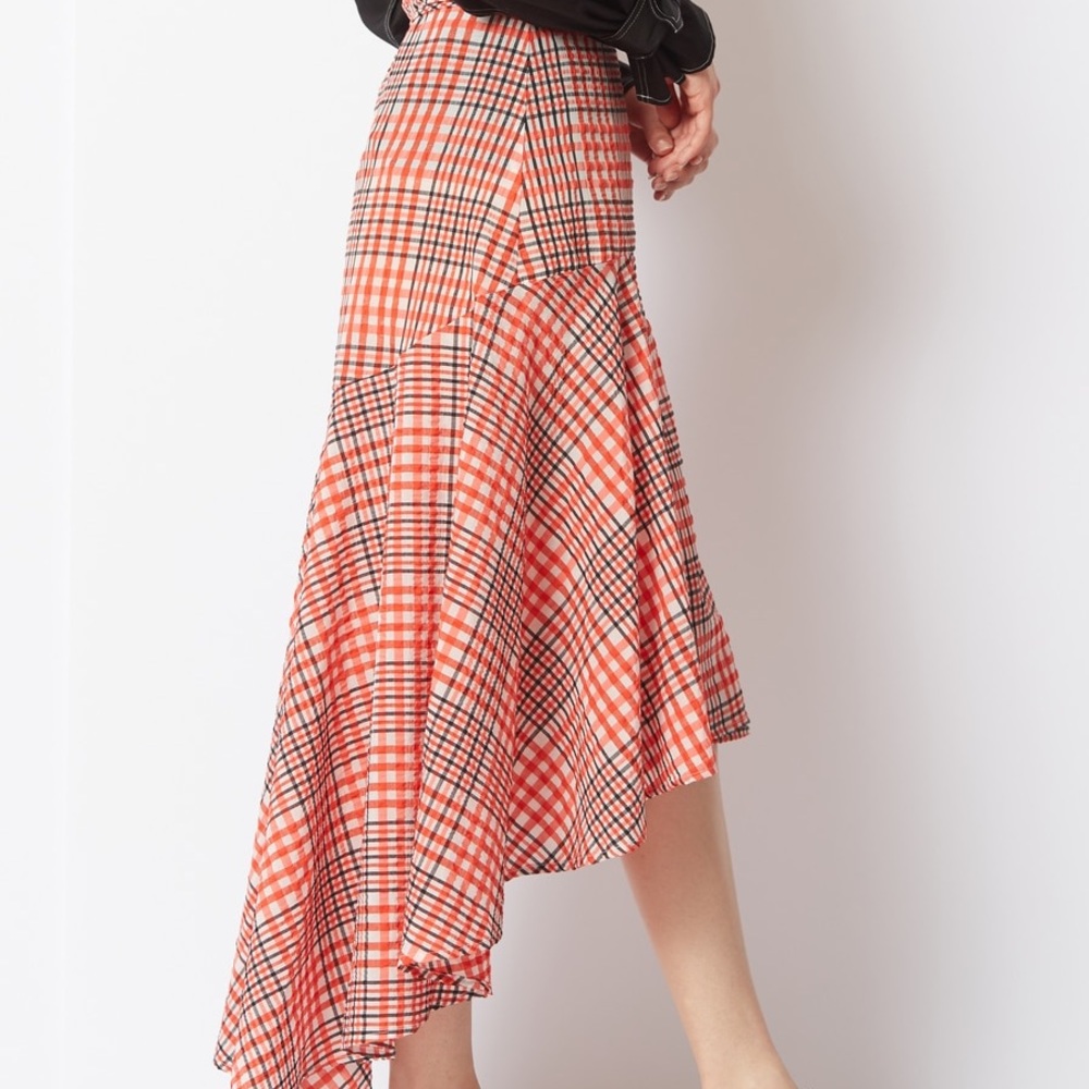 Ganni Charron midi wrap skirt
